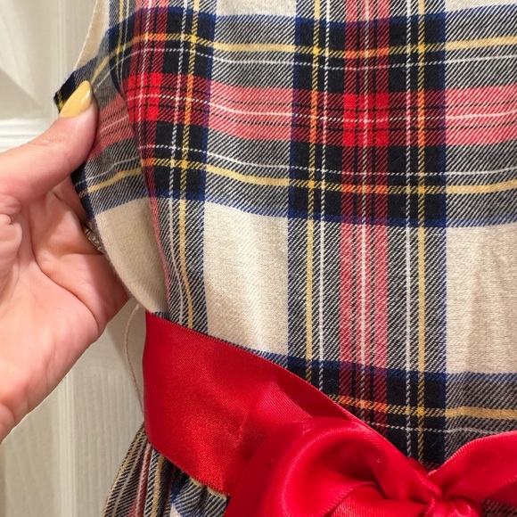 Holly Hastie Arabella Frill Plaid Tartan Dress Maisonette - Picture 6 of 9